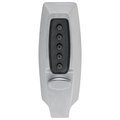 Dormakaba Combination Deadbolt, 2-3/8-in Backset, Satin Chrome 7108-26D-41